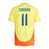 Maglia ufficiale Colombia Juan Cuadrado 11 Casa 2024 per Uomo